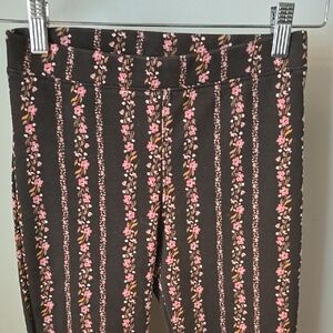 New Floral Striped Kids Casual Pants